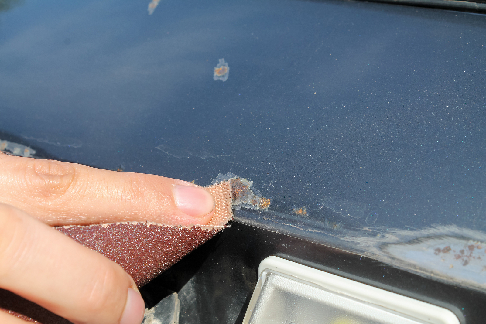 How to repair light scratches on your car